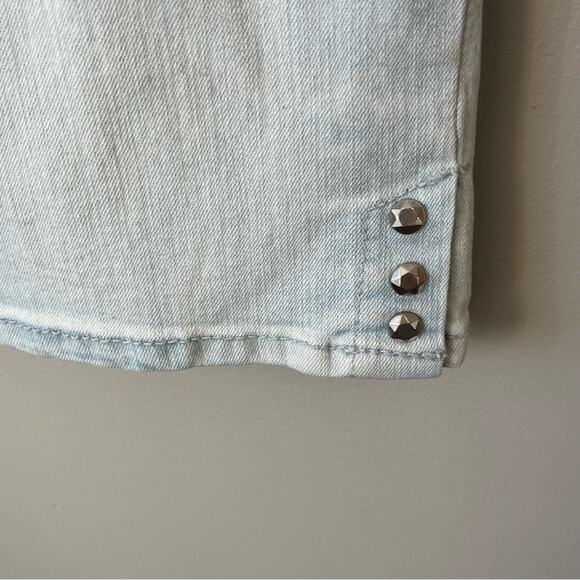 Nine West Light Wash Cropped Jean Capri Size 16 - Picture 7 of 13